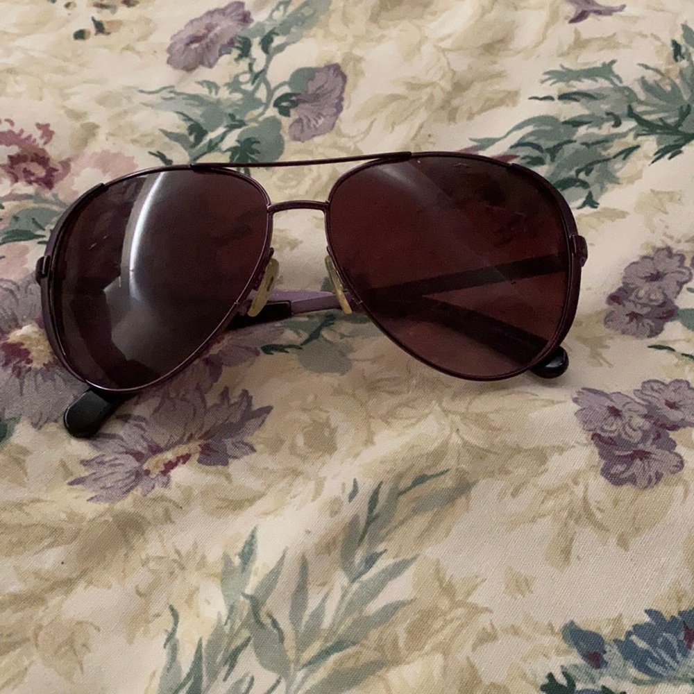 Michael Kors purple aviator sunglasses